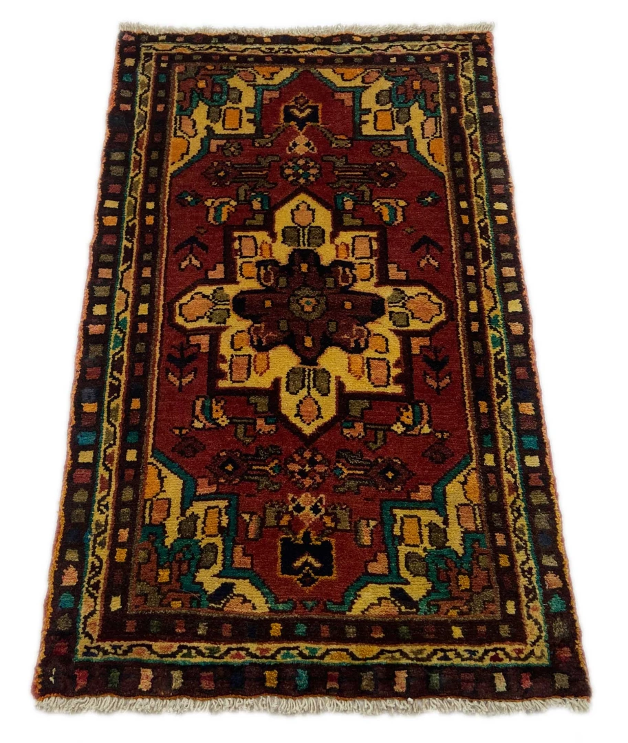 Perserteppich Hamadan 110 x 68 cm Wolle handgeknüpft