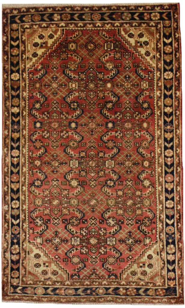 Perserteppich Hamadan 131 x 80 cm Wolle handgeknüpft