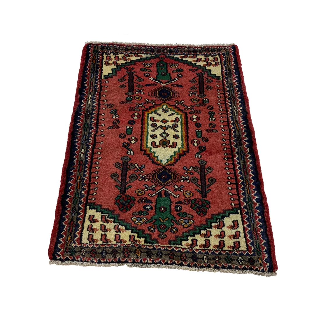 Perserteppich Hamadan 110 x 75 cm Wolle handgeknüpft