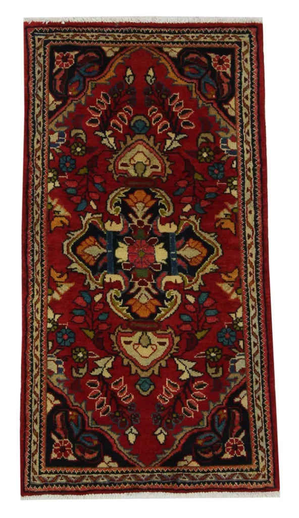 Perserteppich Hamadan 133 x 70 cm Wolle handgeknüpft