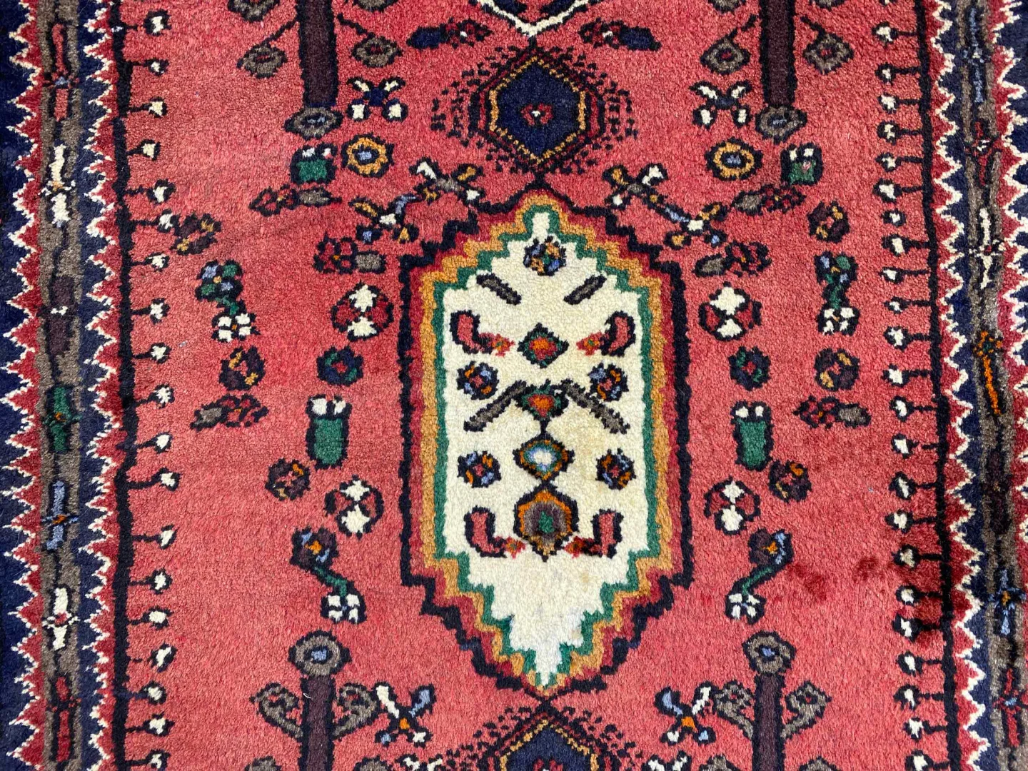Perserteppich Hamadan 110 x 75 cm Wolle handgeknüpft