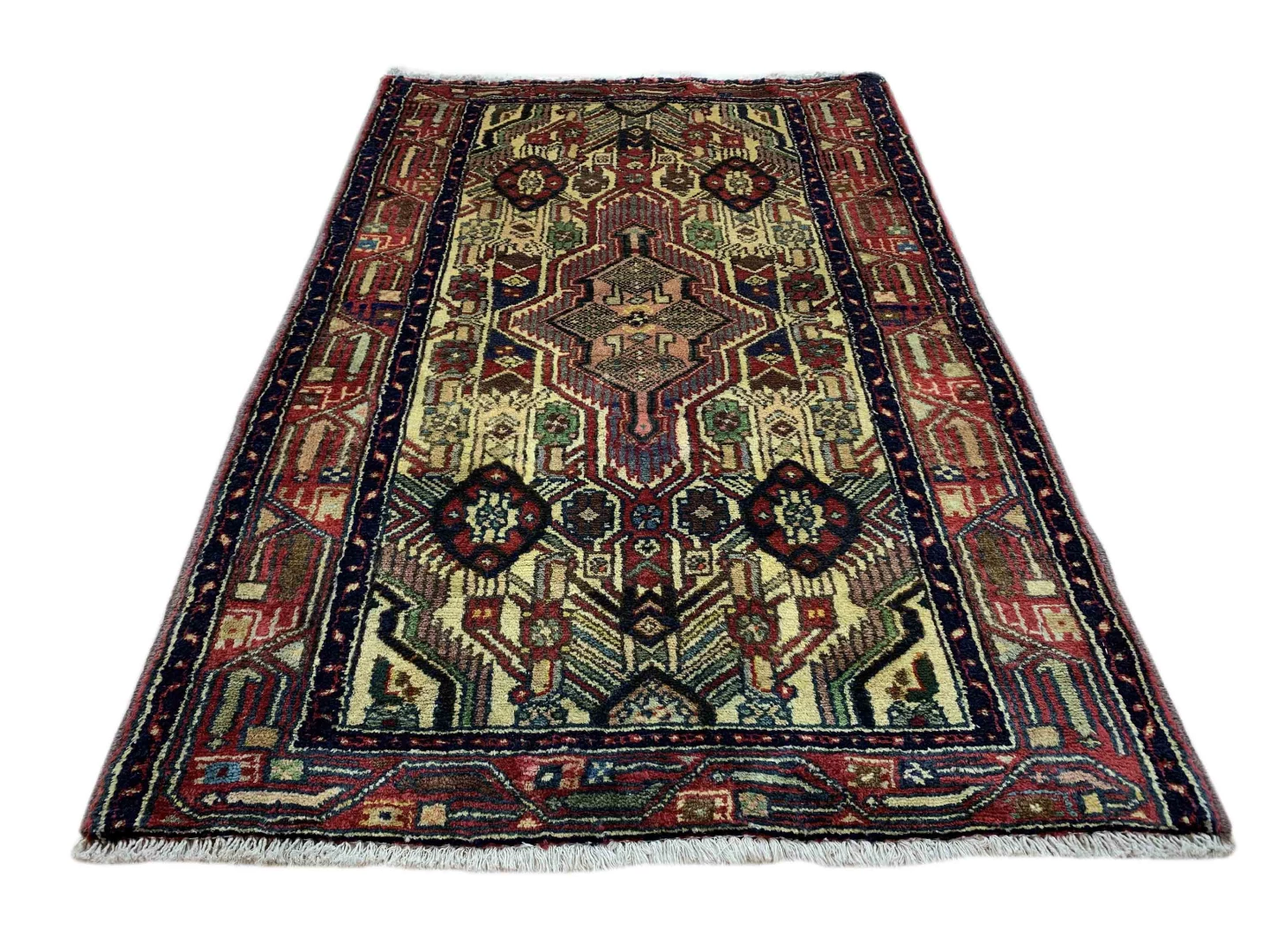 Perserteppich Hamadan 110x75 cm Wolle handgeknüpft