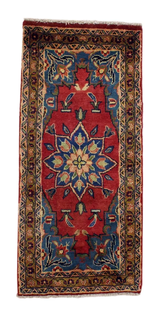 hamadan-teppich-135x61-cm-100-350000-knoten-handgeknupft-fur-teppiche Perserteppich Hamadan 135 x 61 cm Wolle handgeknüpft