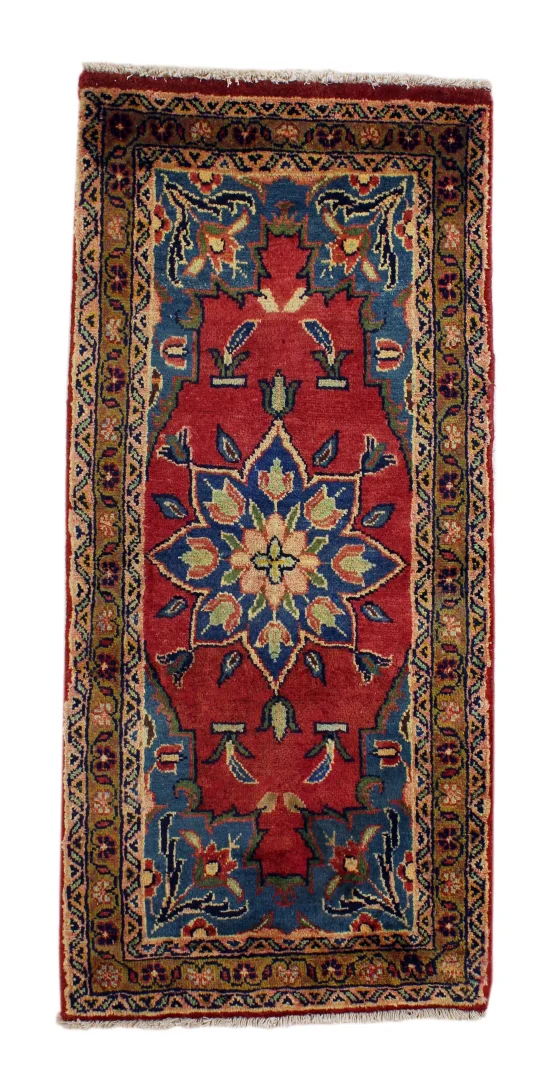 hamadan-teppich-135x61-cm-100-350000-knoten-handgeknupft-fur-teppiche Perserteppich Hamadan 135 x 61 cm Wolle handgeknüpft