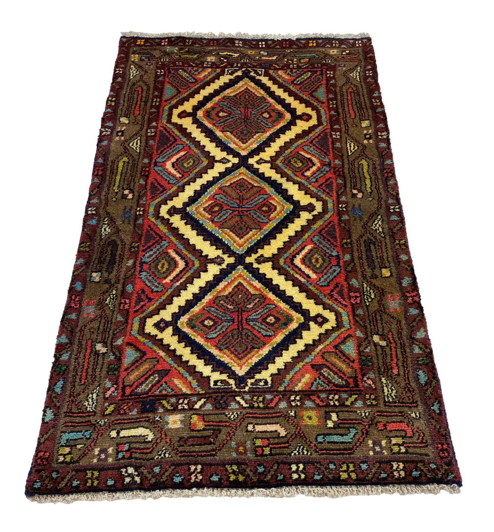 Perserteppich Hamadan 112 x 70 cm Wolle handgeknüpft