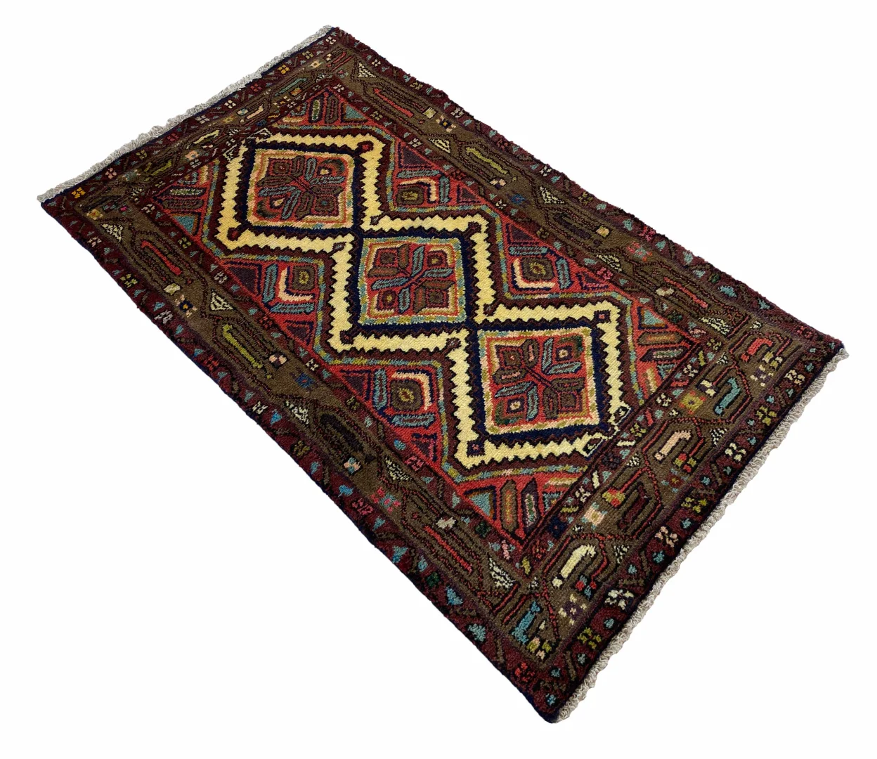 Perserteppich Hamadan 112 x 70 cm Wolle handgeknüpft