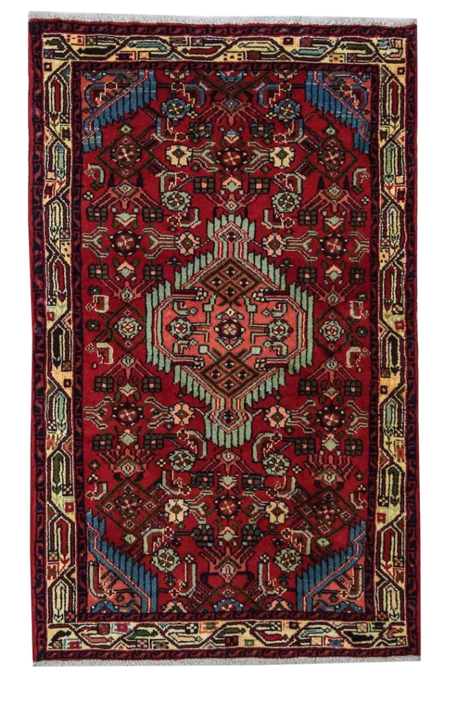 Perserteppich Hamadan 136 x 83 cm Wolle handgeknüpft