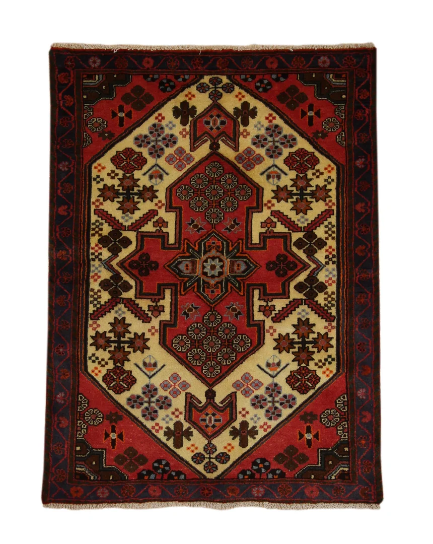 Perserteppich Hamadan 139 x 103 cm Wolle handgeknüpft