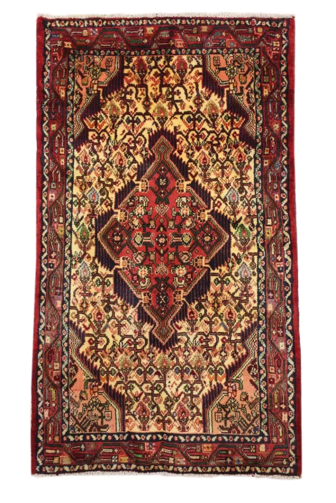 Perserteppich Hamadan 143x81 cm Wolle handgeknüpft