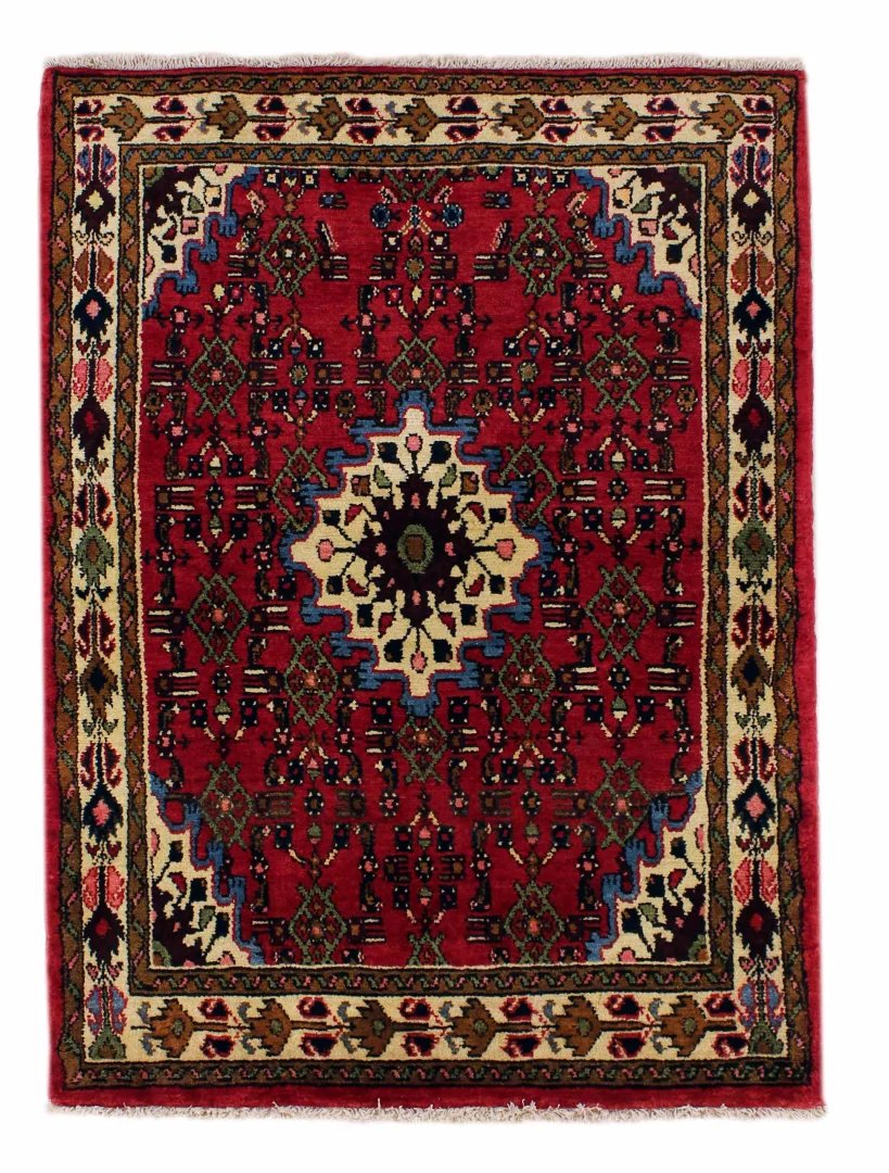 hamadan-teppich-143x98-cm-100000-knoten-m-handgeknupft-orientteppich Perserteppich Hamadan 143 x 98 cm Wolle handgeknüpft