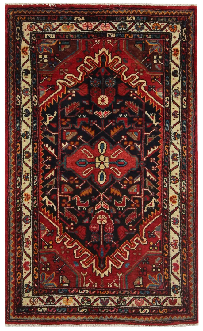 Perserteppich Hamadan 144 x 88 cm Wolle handgeknüpft