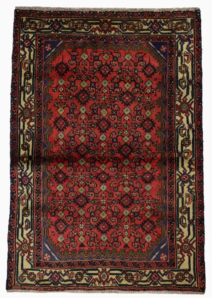Perserteppich Hamadan 145 x 100 cm Wolle handgeknüpft