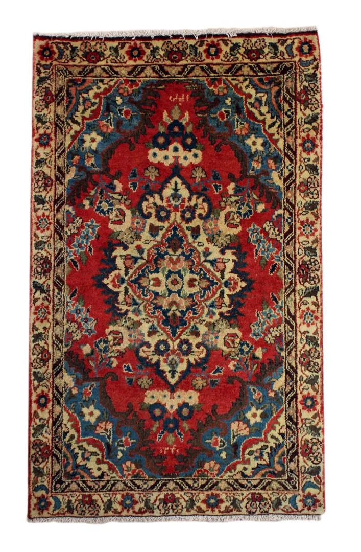 Perserteppich Hamadan 147 x 88 cm Wolle handgeknüpft