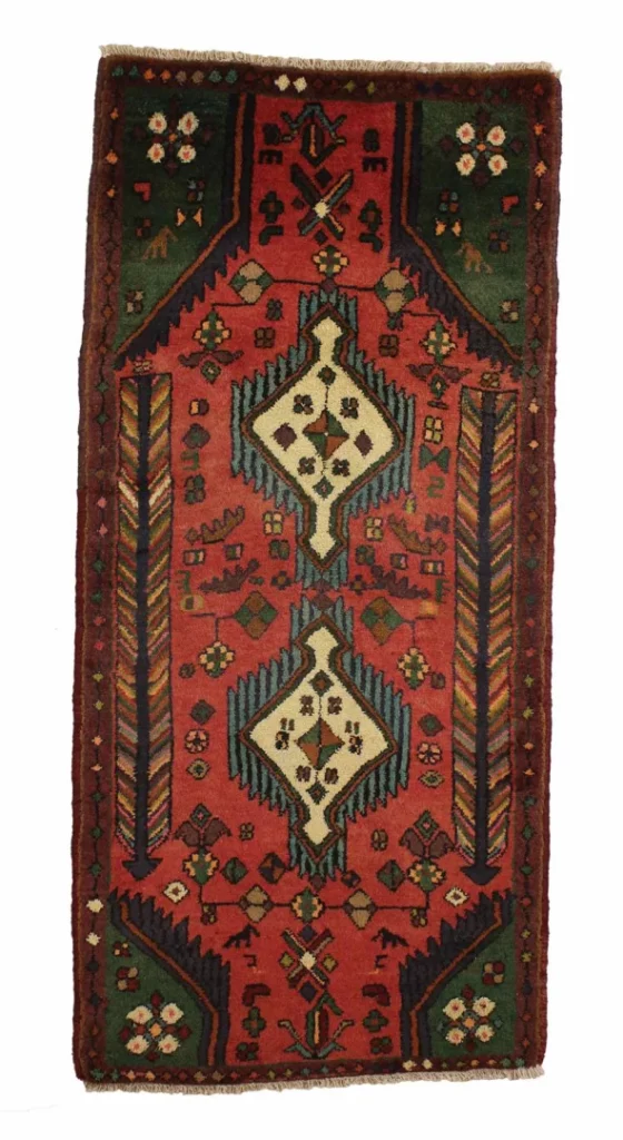 Perserteppich Hamadan 148 x 68 cm Wolle handgeknüpft