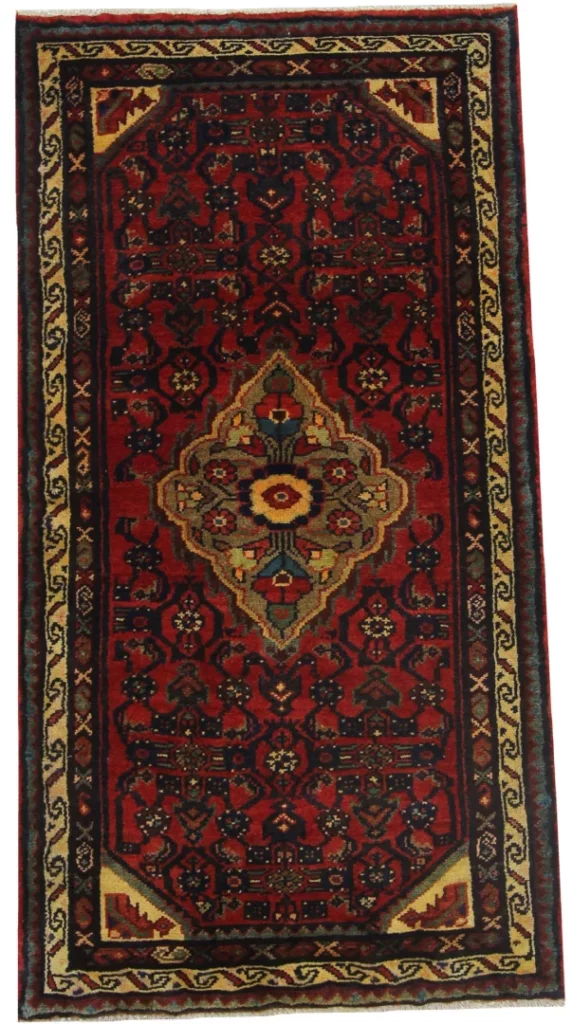 Perserteppich Hamadan 148 x 79 cm Wolle handgeknüpft