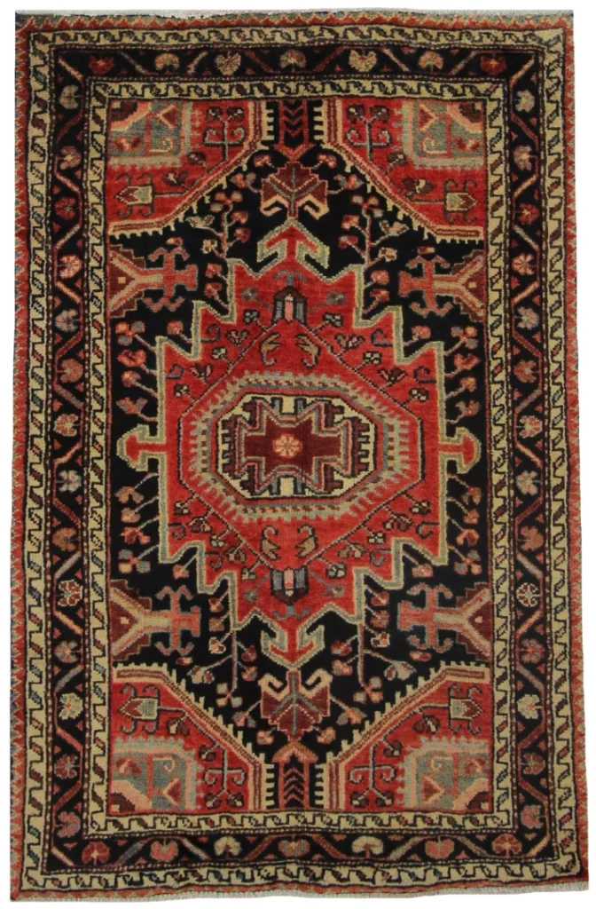 Perserteppich Hamadan 150 x 100 cm Wolle handgeknüpft