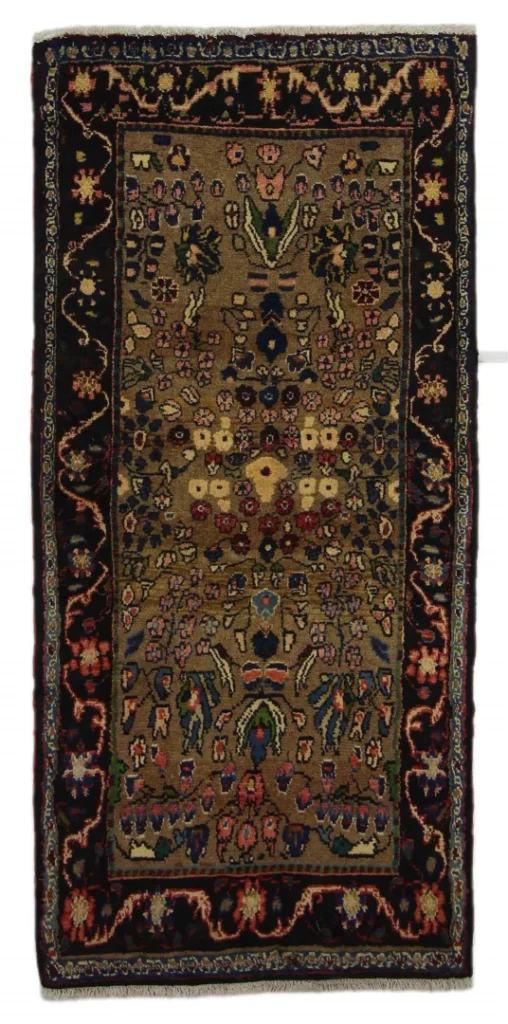 Perserteppich Hamadan 159 x 75 cm Wolle handgeknüpft