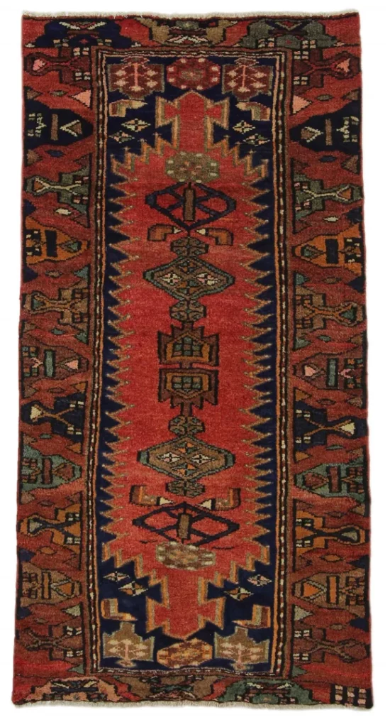 Perserteppich Hamadan 160 x 83 cm Wolle handgeknüpft