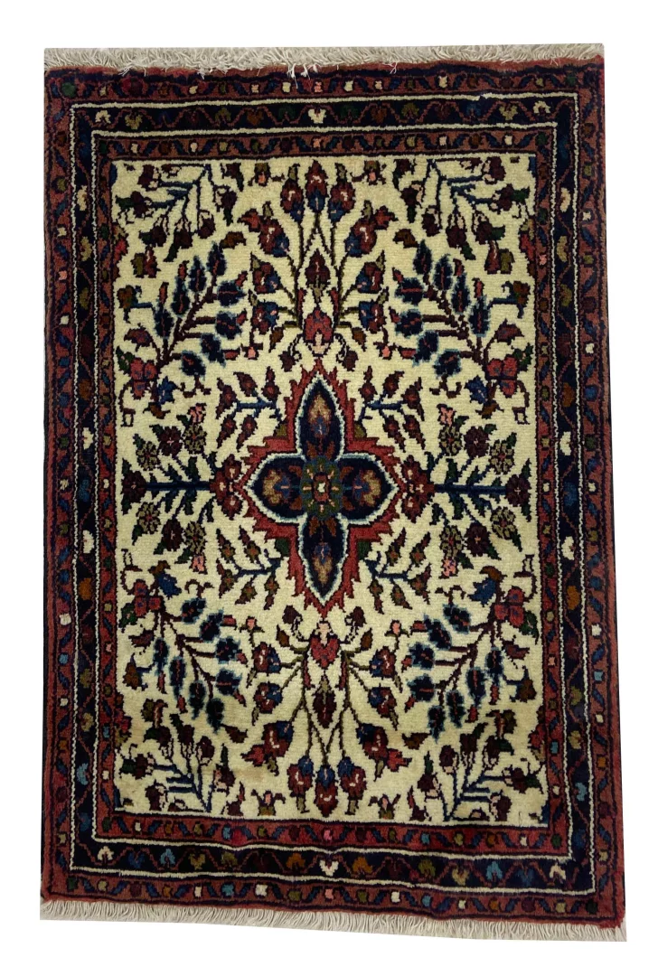 Perserteppich Hamadan 85 x 59 cm Wolle handgeknüpft