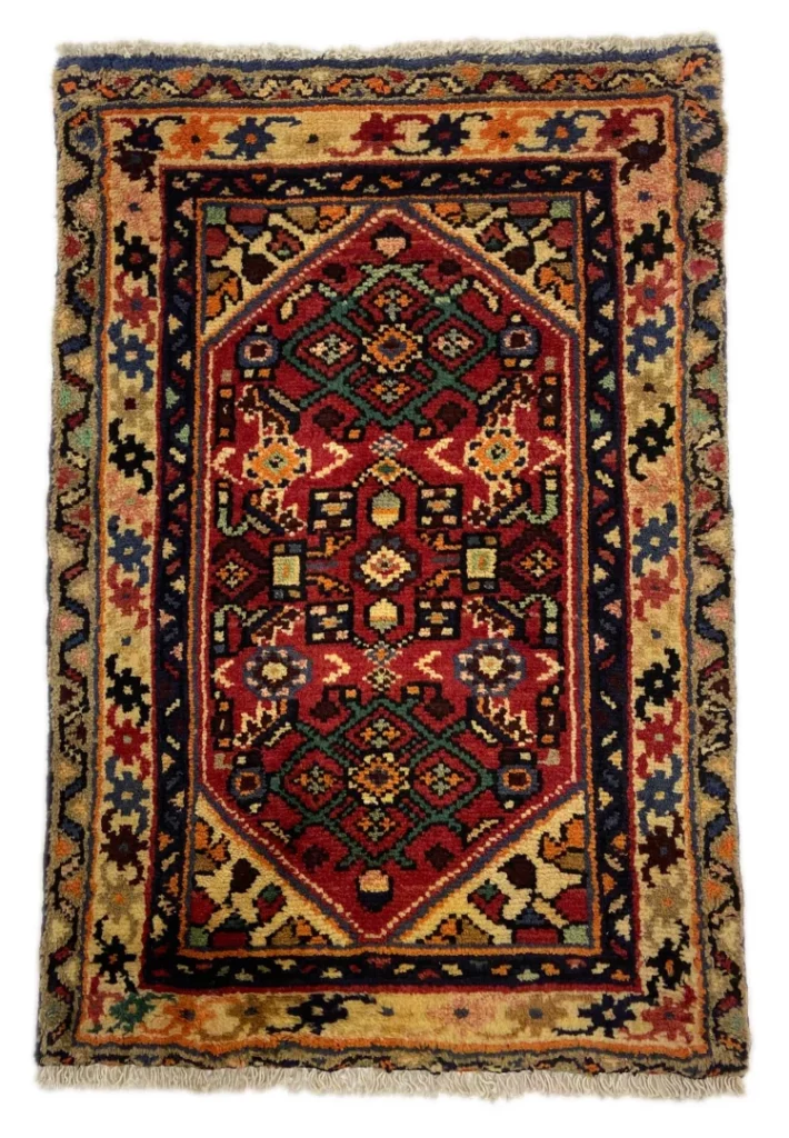 Perserteppich Hamadan 87 x 60 cm Wolle handgeknüpft