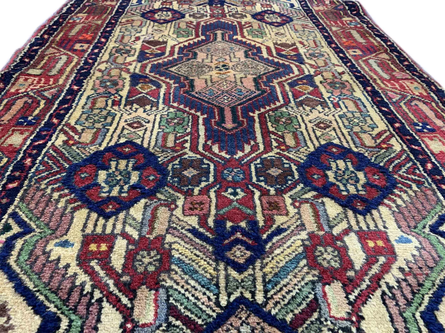 Perserteppich Hamadan 112 x 76 cm Wolle handgeknüpft