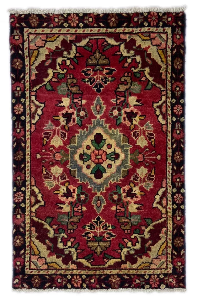 Perserteppich Hamadan 88 x 57 cm Wolle handgeknüpft