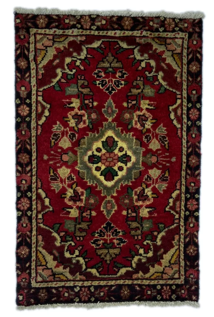 Perserteppich Hamadan 88 x 57 cm Wolle handgeknüpft