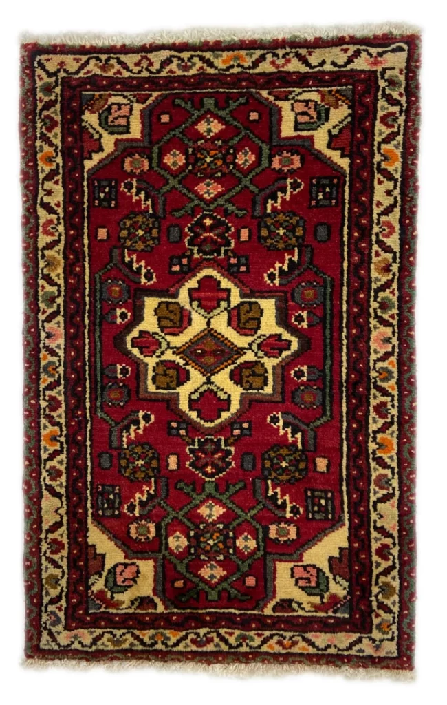 Perserteppich Hamadan 90 x 57 cm Wolle handgeknüpft