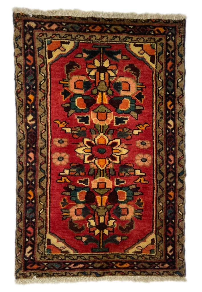 Perserteppich Hamadan 90 x 59 cm Wolle handgeknüpft