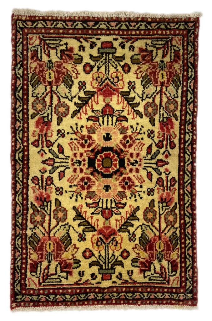 Perserteppich Hamadan 94 x 61 cm Wolle handgeknüpft