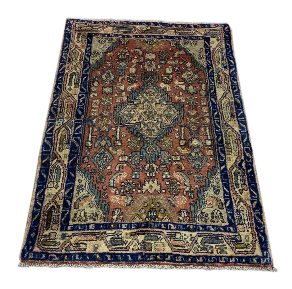 Perserteppich Hamadan 116 x 81 cm Wolle handgeknüpft