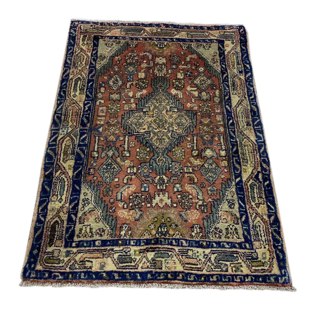 Perserteppich Hamadan 116 x 81 cm Wolle handgeknüpft