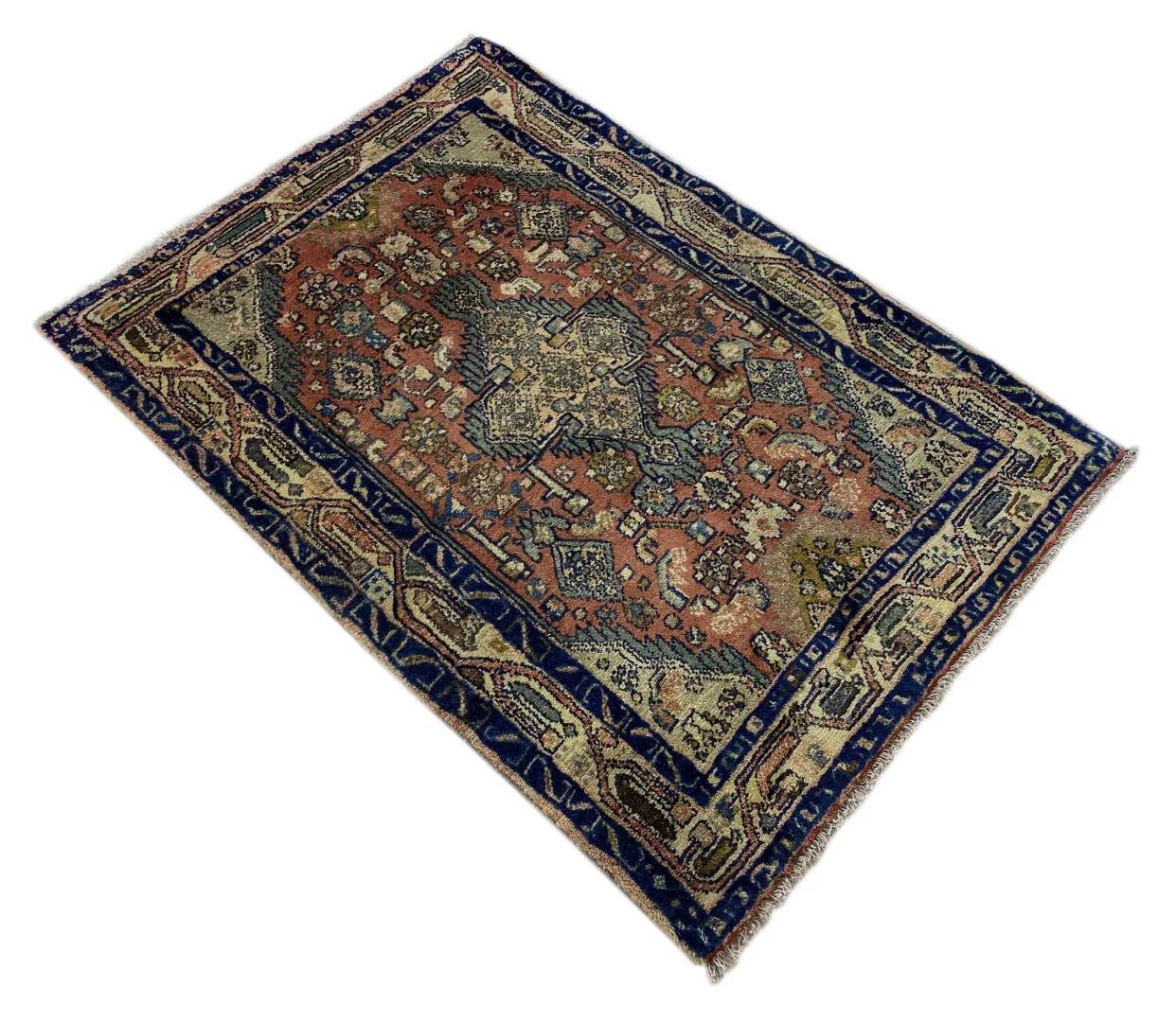 Perserteppich Hamadan 116 x 81 cm Wolle handgeknüpft