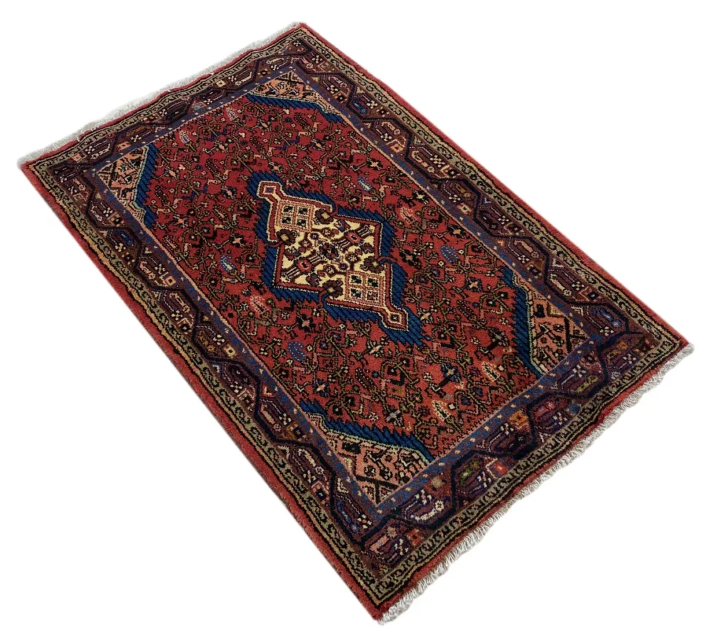 Perserteppich Hamadan 117 x 77 cm Wolle handgeknüpft