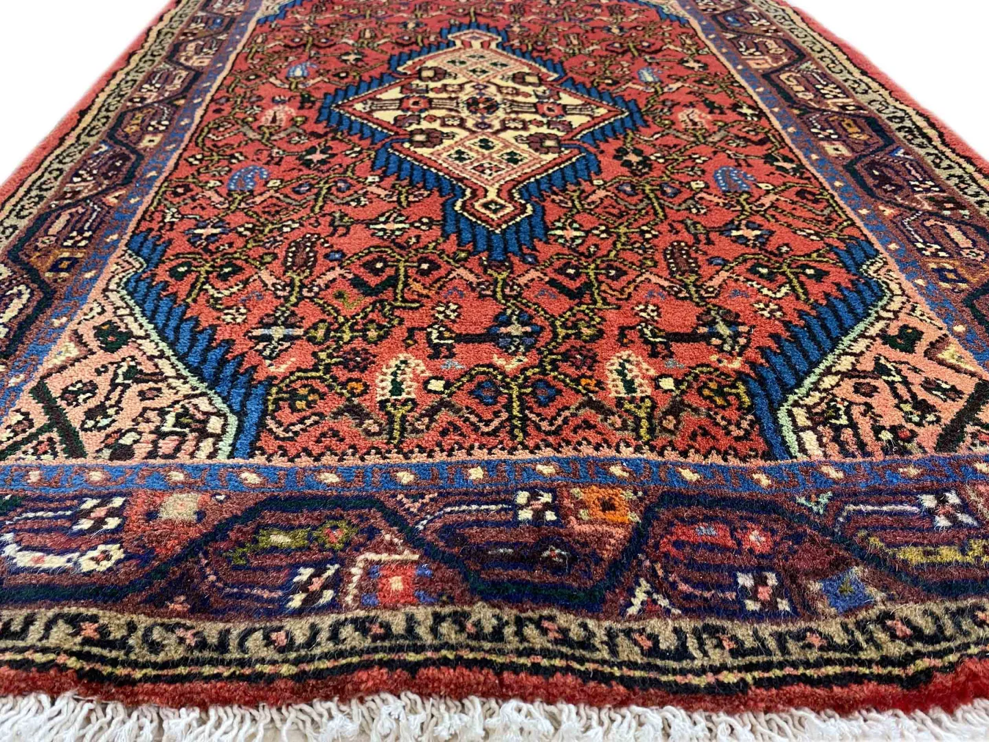 Perserteppich Hamadan 117 x 77 cm Wolle handgeknüpft