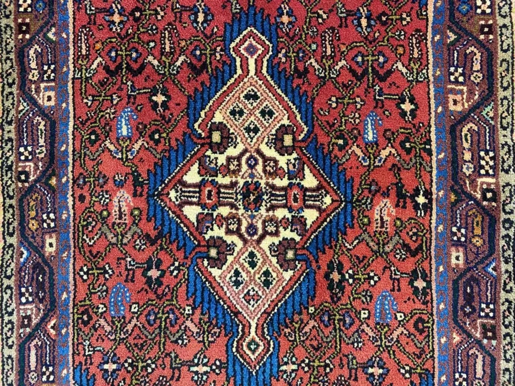 Perserteppich Hamadan 117 x 77 cm Wolle handgeknüpft