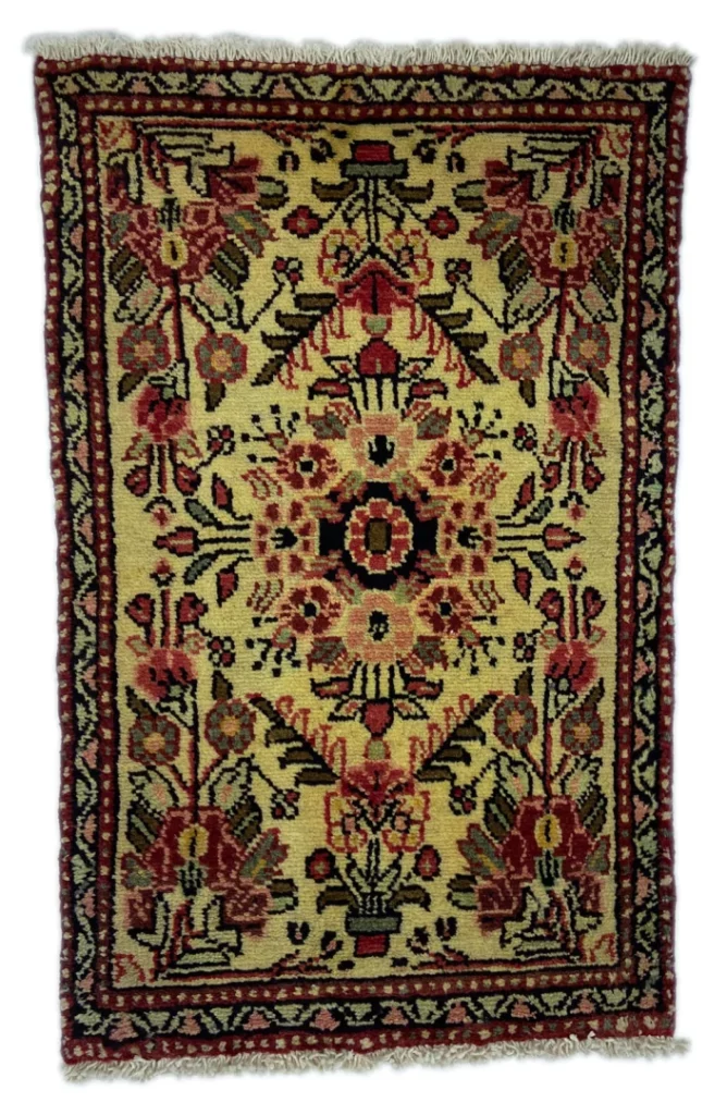Perserteppich Hamadan 95 x 60 cm Wolle handgeknüpft