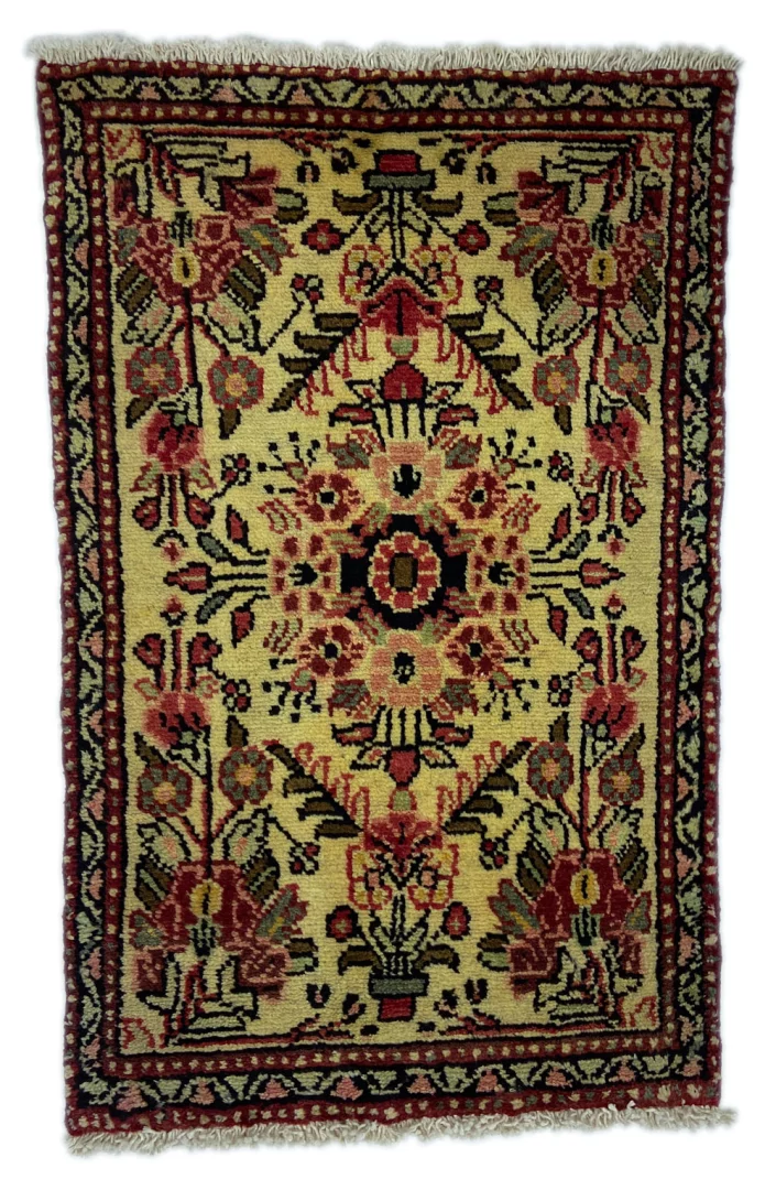 Perserteppich Hamadan 95 x 60 cm Wolle handgeknüpft