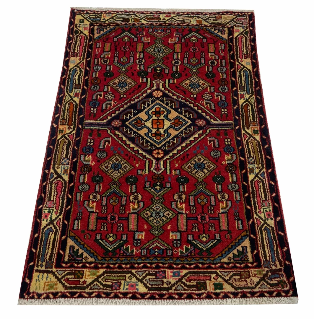 Perserteppich Hamadan 118 x 77 cm Wolle handgeknüpft