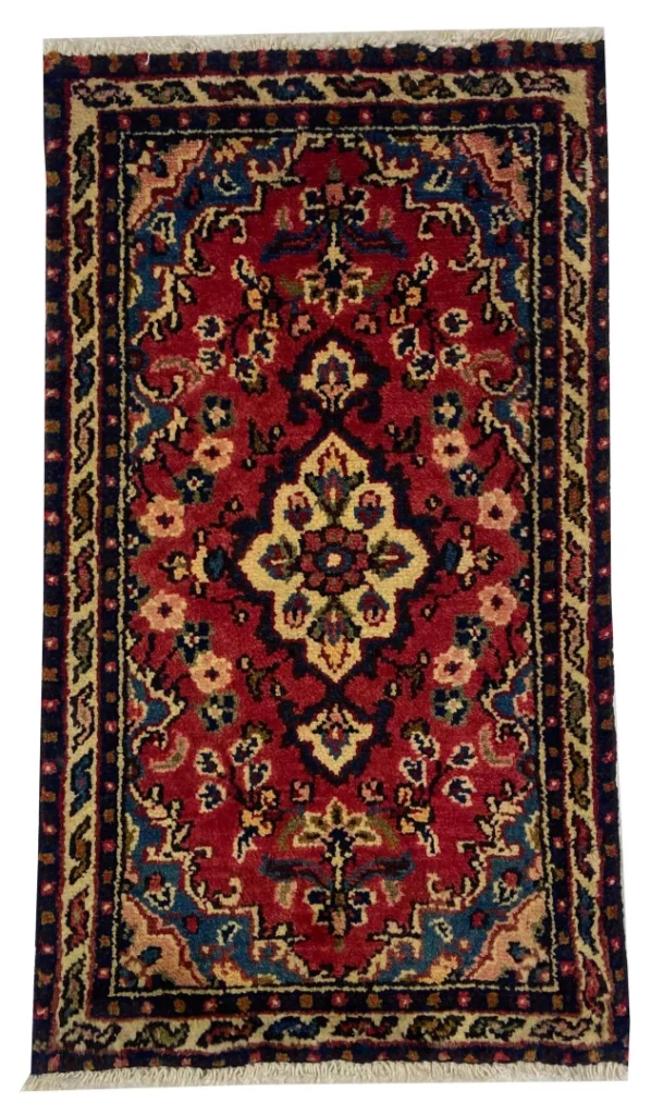 Perserteppich Hamadan 96 x 55 cm Wolle handgeknüpft
