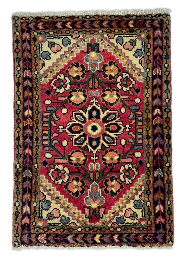 Perserteppich Hamadan 97 x 68 cm Wolle handgeknüpft