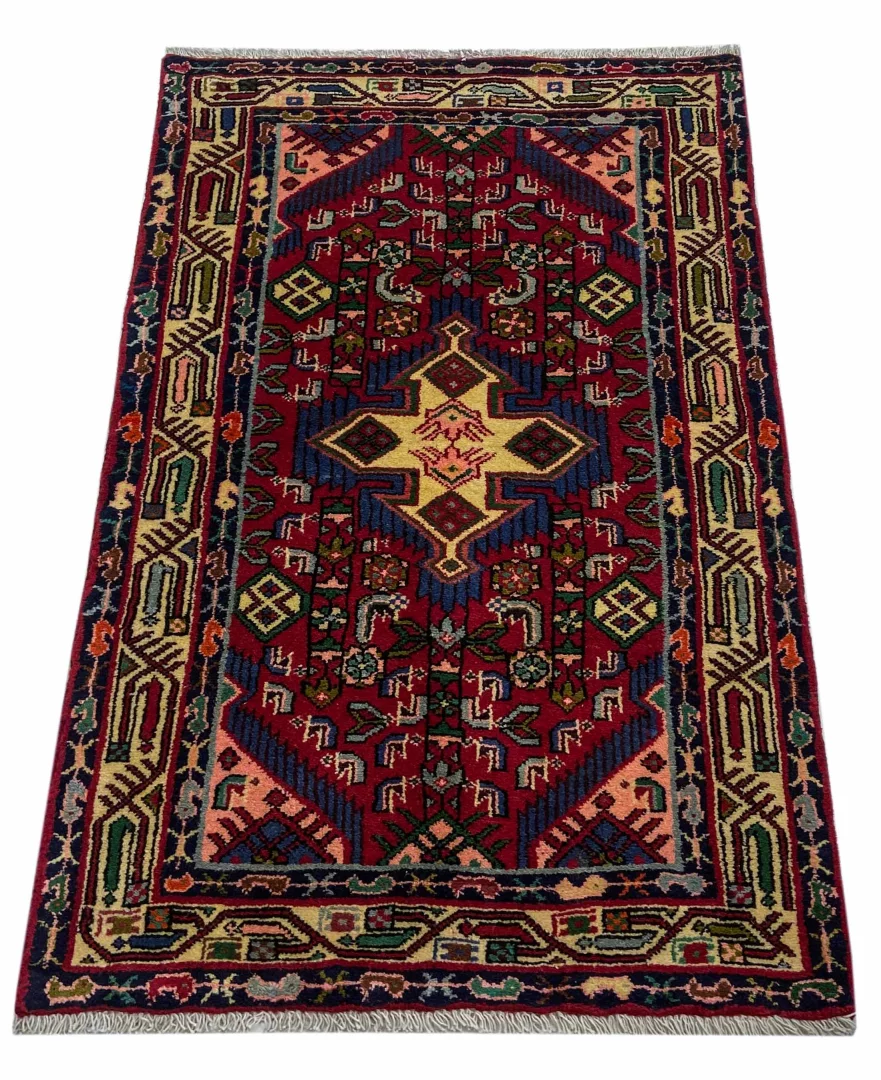 Perserteppich Hamadan 120 x 77 cm Wolle handgeknüpft