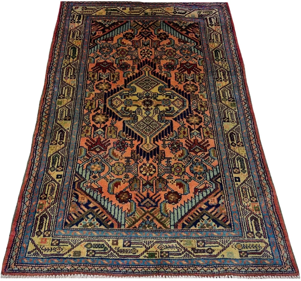 Perserteppich Hamadan 120 x 79 cm Wolle handgeknüpft