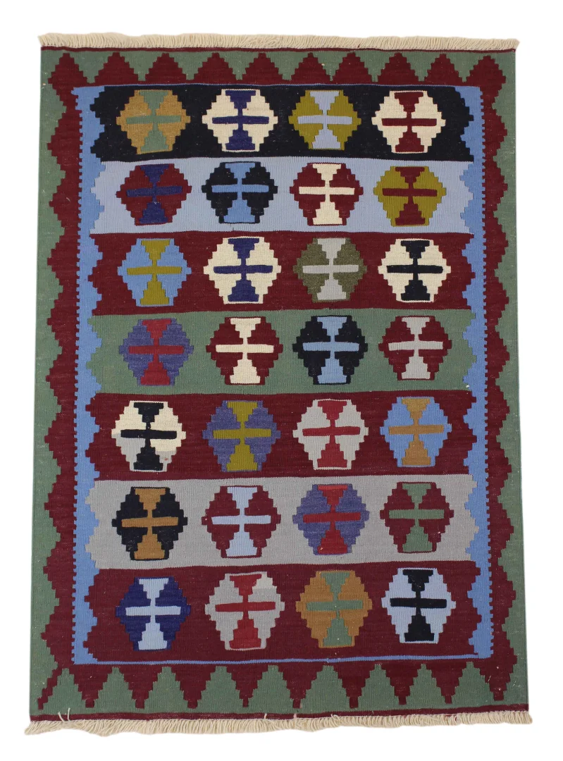 Orientteppich Fars 137 x 98 cm Wolle handgewebt