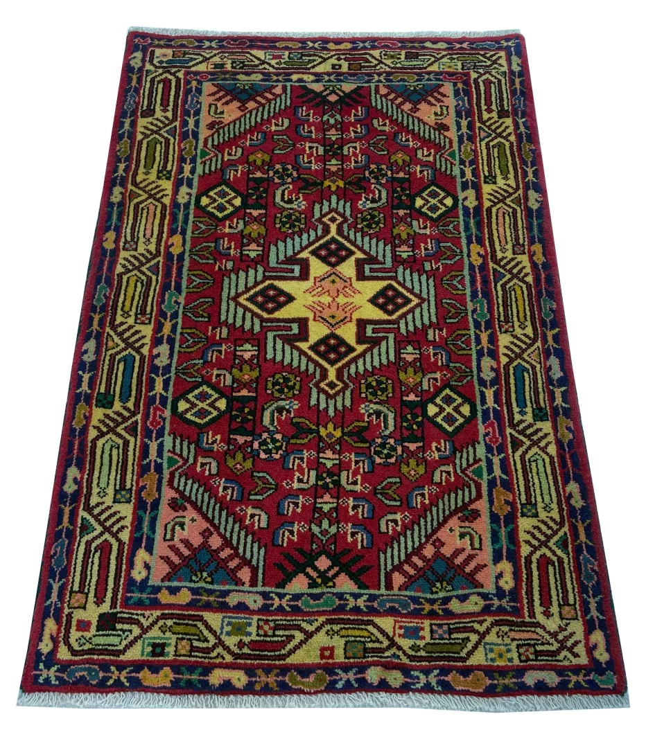 Perserteppich Hamadan 120x79 cm Wolle handgeknüpft