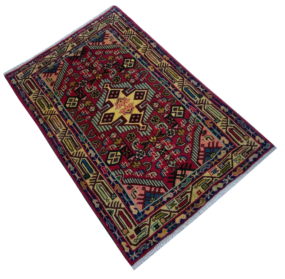 Perserteppich Hamadan 120x79 cm Wolle handgeknüpft