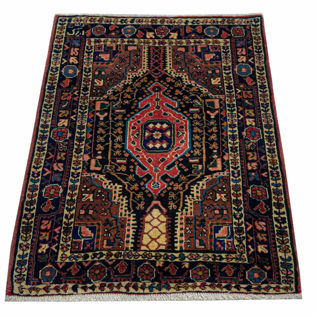 Perserteppich Hamadan 120 x 93 cm Wolle handgeknüpft