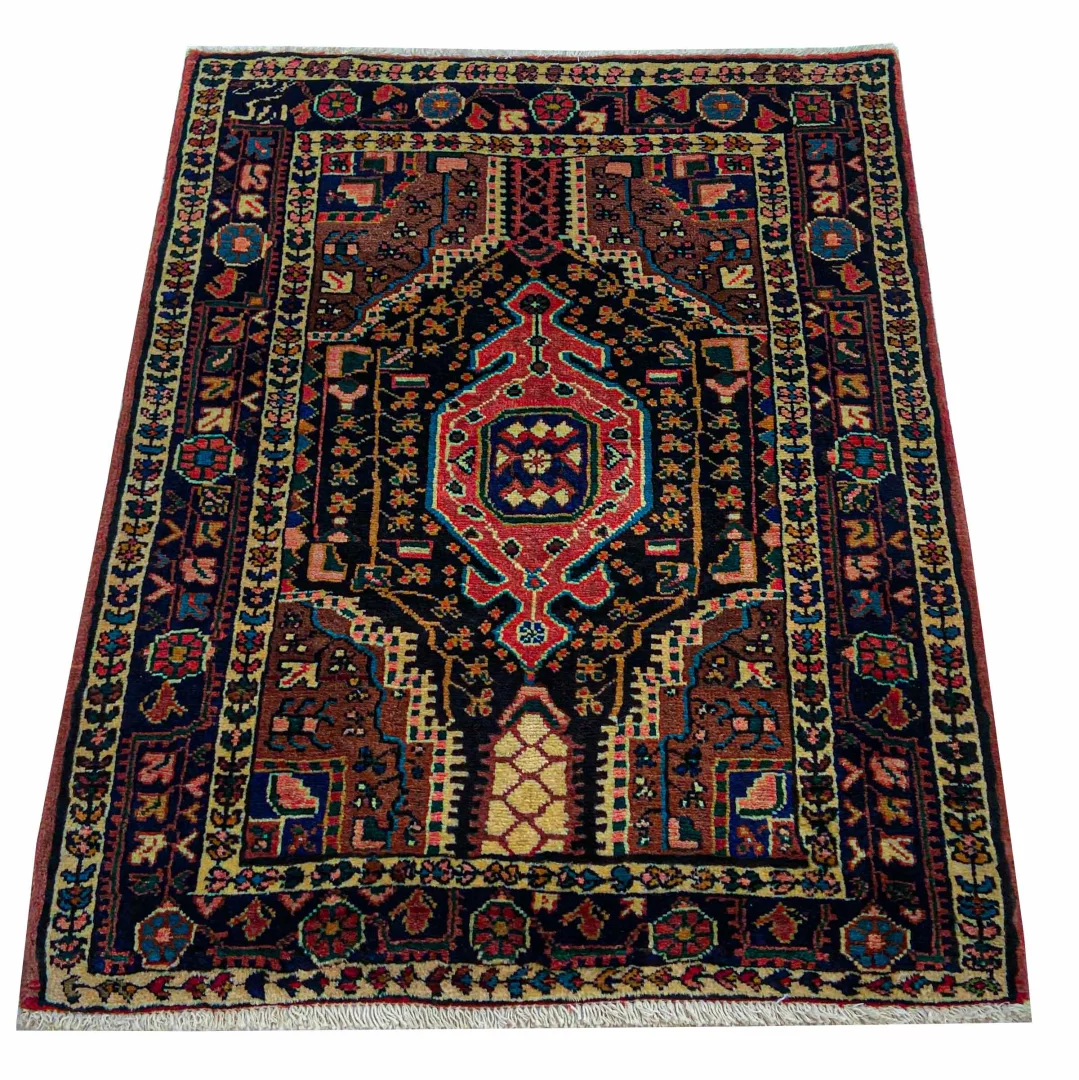 Perserteppich Hamadan 120 x 93 cm Wolle handgeknüpft