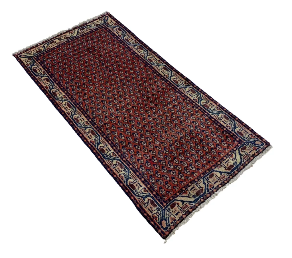 Perserteppich Hamadan 122 x 62 cm Wolle handgeknüpft