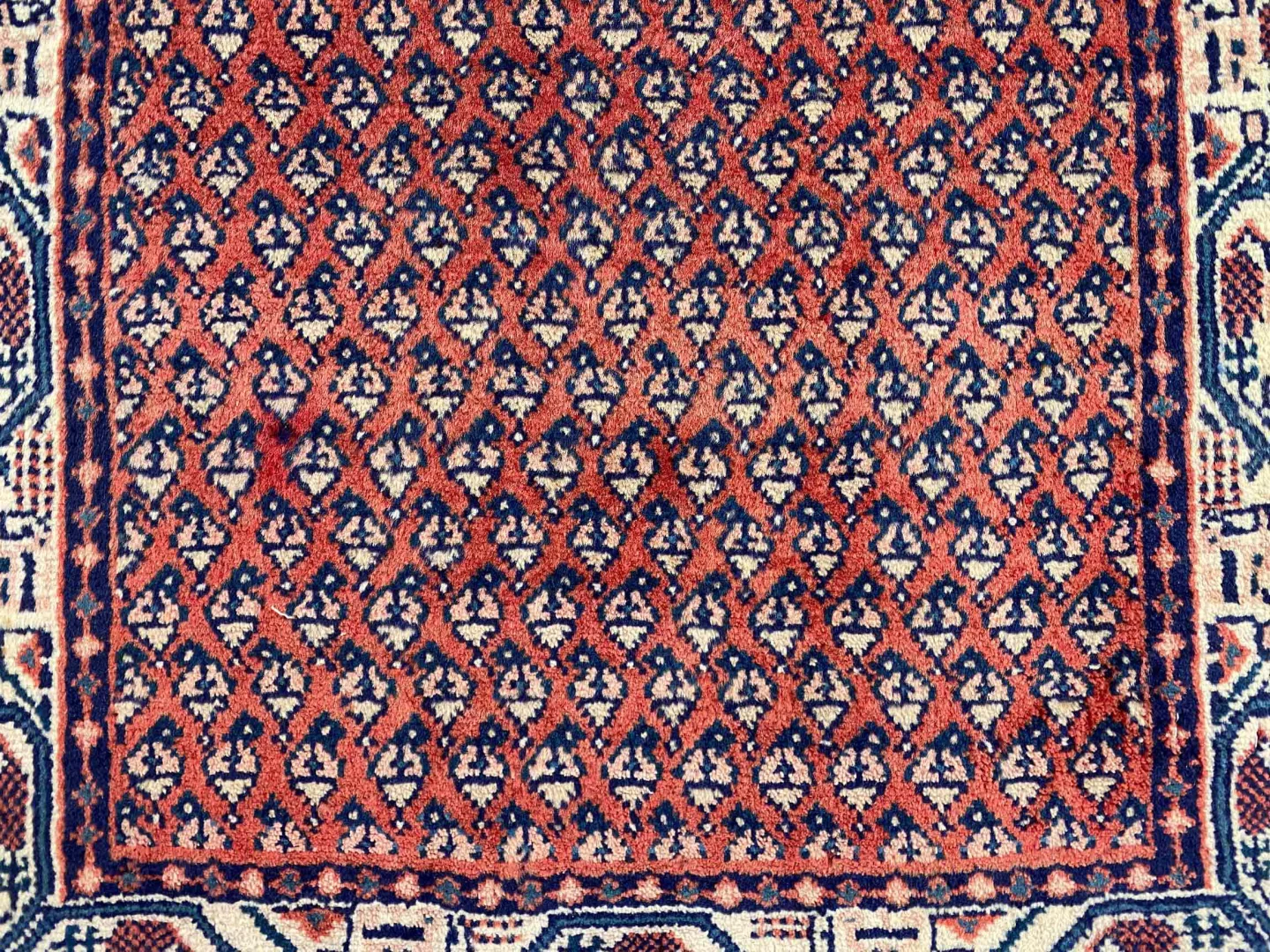 Perserteppich Hamadan 122 x 62 cm Wolle handgeknüpft